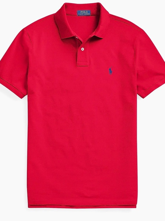 Polo Ralph Lauren Other - Polo by Ralph Lauren Bright Red Short Sleeve Polo with Navy Pony